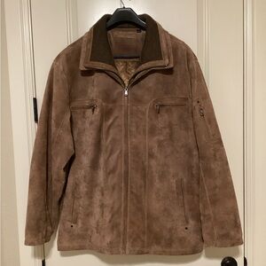 Men's Brown Suede Jacket
